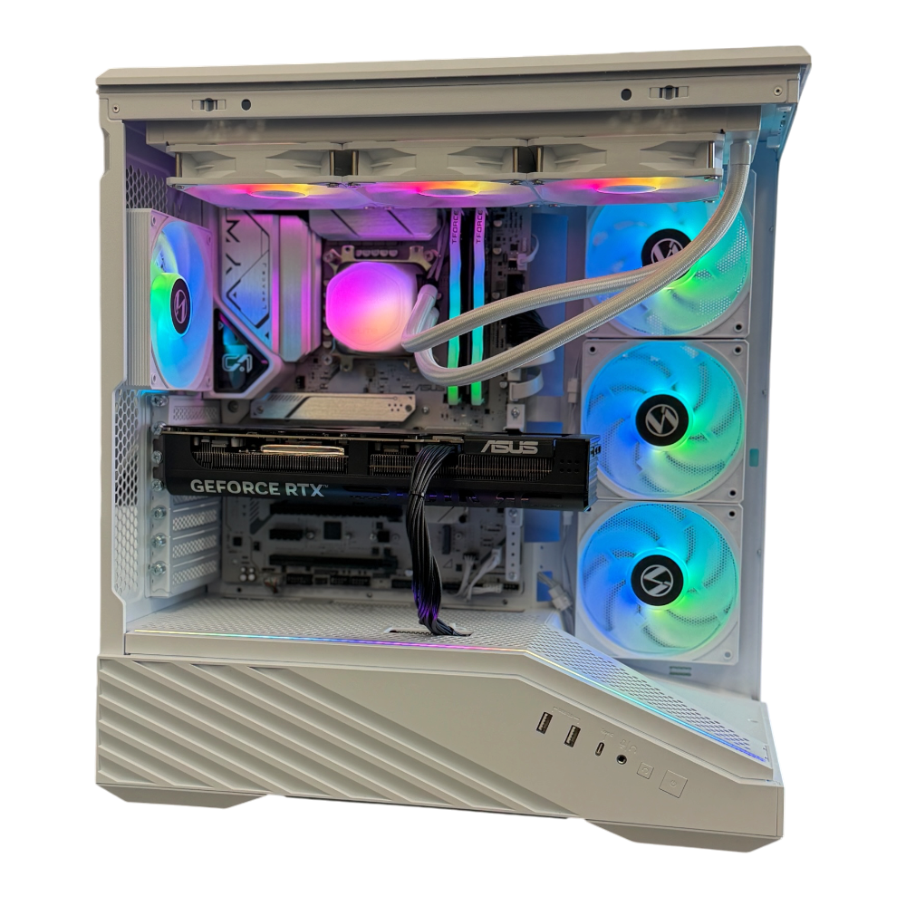 Vector Fan White Vector Fox (White) - Fox PC-Gaming & Video Editing Custom Desktop PCs